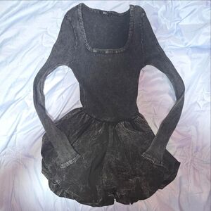 Long Sleeve Black Dress